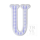 Gingham Lilac Appliqué Letters *2 Pc Pre-Pack*
