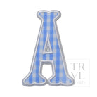 Gingham Sky Appliqué Letters *2 Pc Pre-Pack* Letter A