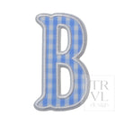 Gingham Sky Appliqué Letters *2 Pc Pre-Pack* Letter B