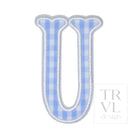 Gingham Sky Appliqué Letters *2 Pc Pre-Pack*