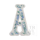 LETTER APPLIQUÉS - LARGE HAMPTONS FLORAL *2 PC PRE-PACK* - Letter A - Decorative Stickers