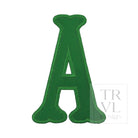 LETTER APPLIQUÉS - LARGE KELLY GREEN CANVAS *2 PC PRE-PACK* - Letter A - Decorative Stickers