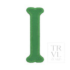 LETTER APPLIQUÉS - LARGE KELLY GREEN CANVAS *2 PC PRE-PACK* - Letter I - Decorative Stickers