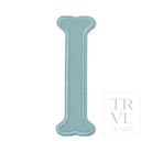 LETTER APPLIQUÉS - LARGE LAKE BLUE CANVAS *2 PC PRE-PACK* - Letter I - Decorative Stickers