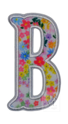 MEADOW FLORAL APPLIQUÉ LETTERS
