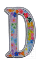 MEADOW FLORAL APPLIQUÉ LETTERS