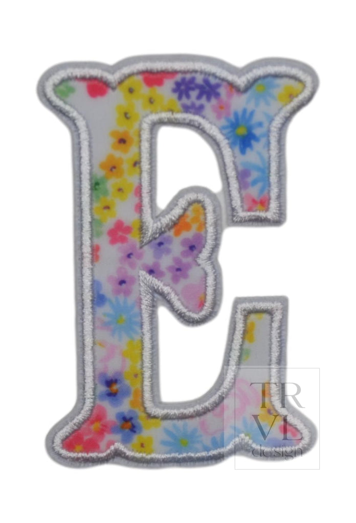 MEADOW FLORAL APPLIQUÉ LETTERS