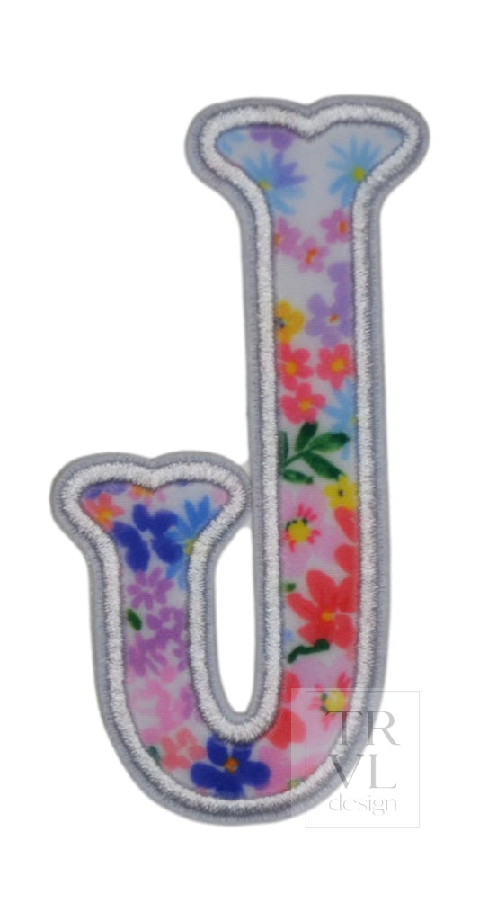 MEADOW FLORAL APPLIQUÉ LETTERS *2 PC PRE-PACK*