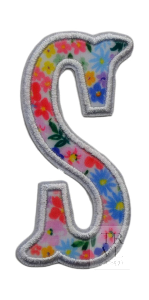 MEADOW FLORAL APPLIQUÉ LETTERS *2 PC PRE-PACK*
