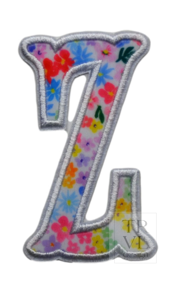 MEADOW FLORAL APPLIQUÉ LETTERS *2 PC PRE-PACK*