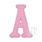 Pink Canvas Appliqué Letters *2 Pc Pre-Pack* Letter A