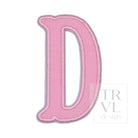 Pink Canvas Appliqué Letters *2 Pc Pre-Pack* Letter D