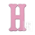 Pink Canvas Appliqué Letters *2 Pc Pre-Pack* Letter H