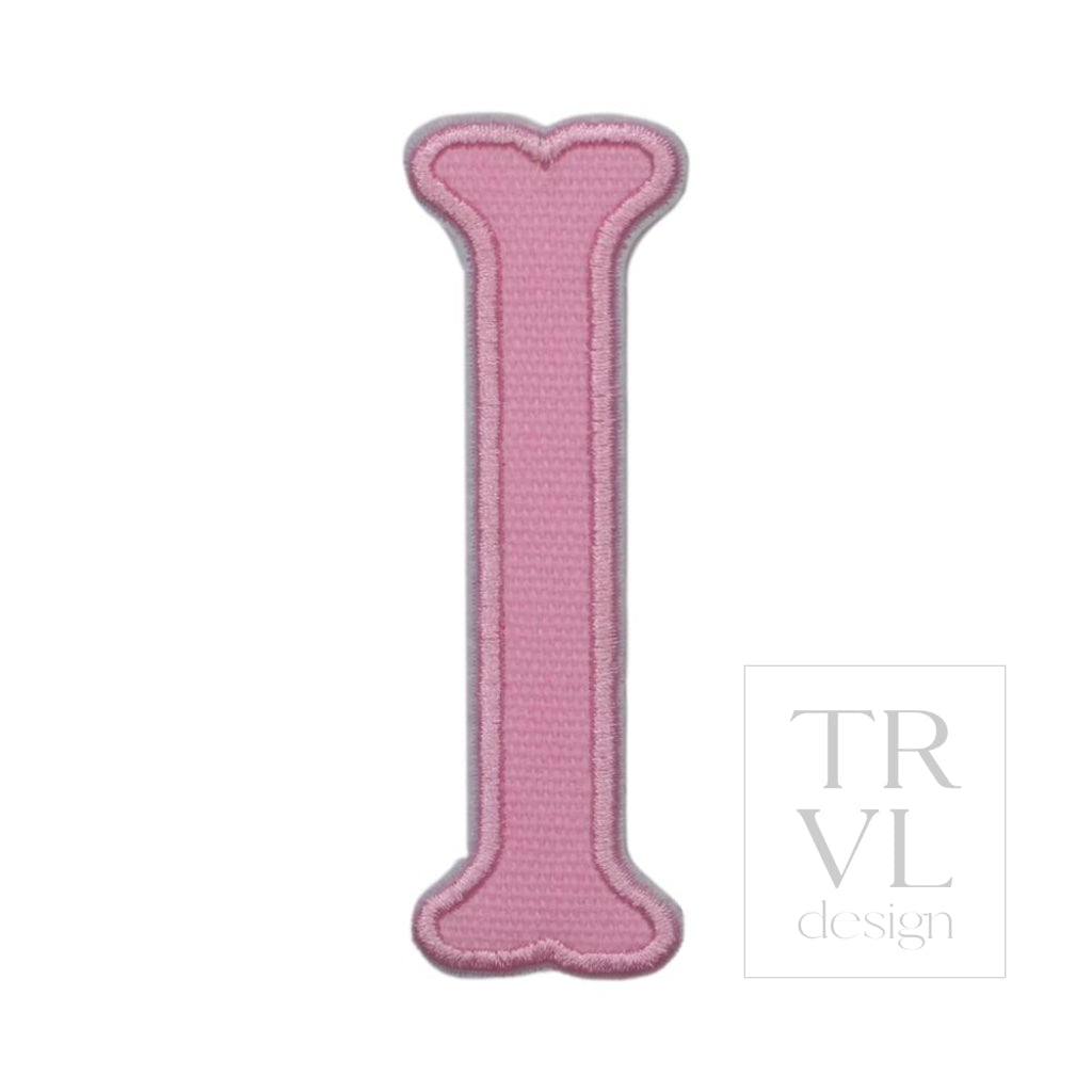 Pink Canvas Appliqué Letters *2 Pc Pre-Pack* Letter I