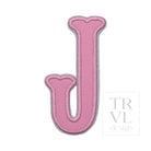 Pink Canvas Appliqué Letters *2 Pc Pre-Pack* Letter J