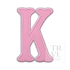 Pink Canvas Appliqué Letters *2 Pc Pre-Pack* Letter K