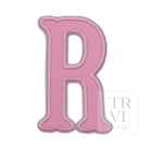 Pink Canvas Appliqué Letters *2 Pc Pre-Pack* Letter R