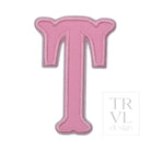 Pink Canvas Appliqué Letters *2 Pc Pre-Pack* Letter T