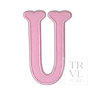 Pink Canvas Appliqué Letters *2 Pc Pre-Pack*