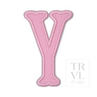 Pink Canvas Appliqué Letters *2 Pc Pre-Pack*