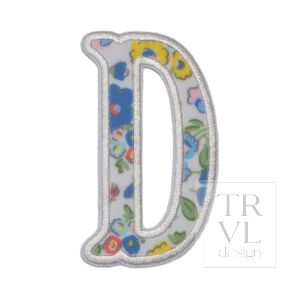 Posies Appliqué Letters *2 Pc Pre-Pack* Letter D