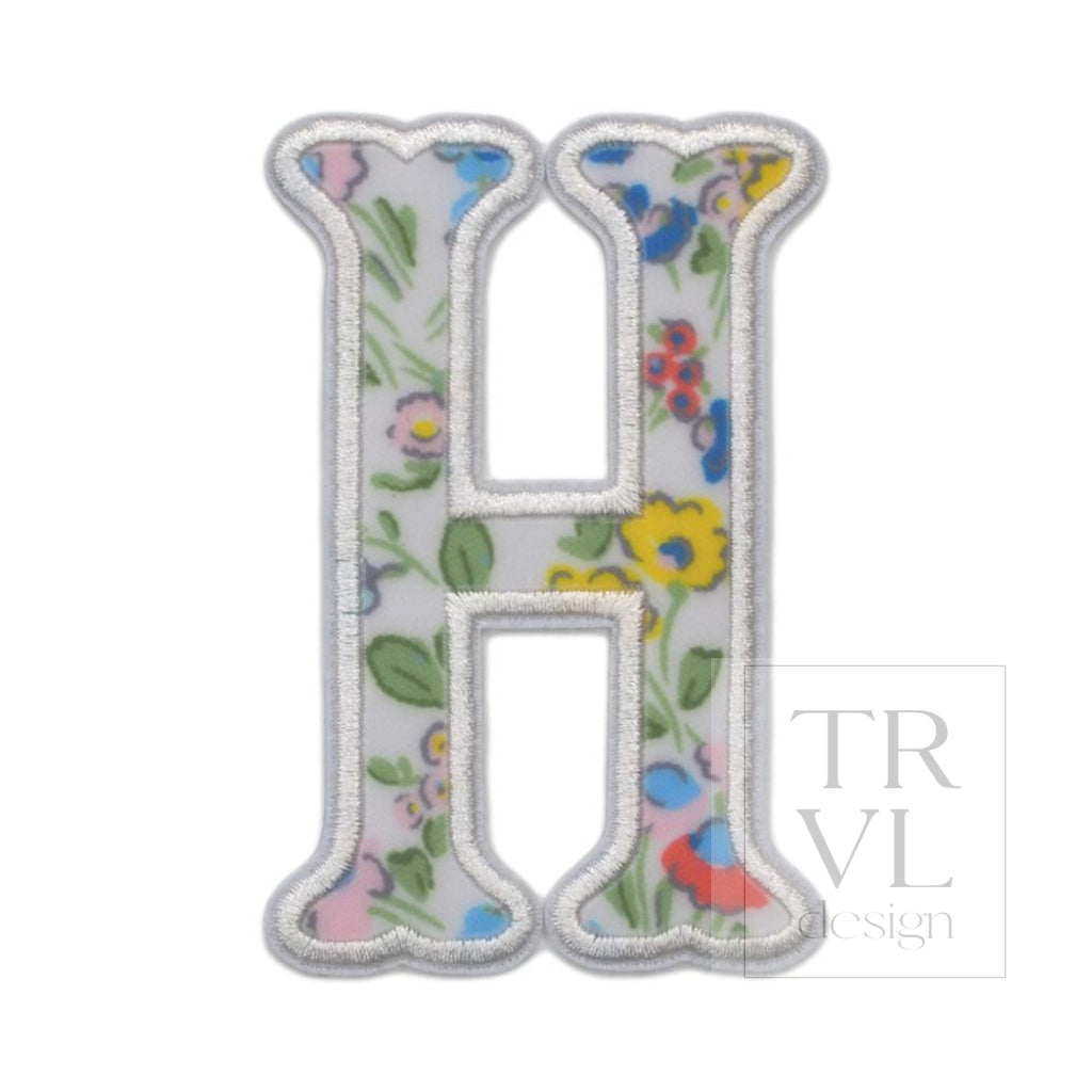 Posies Appliqué Letters *2 Pc Pre-Pack* Letter H