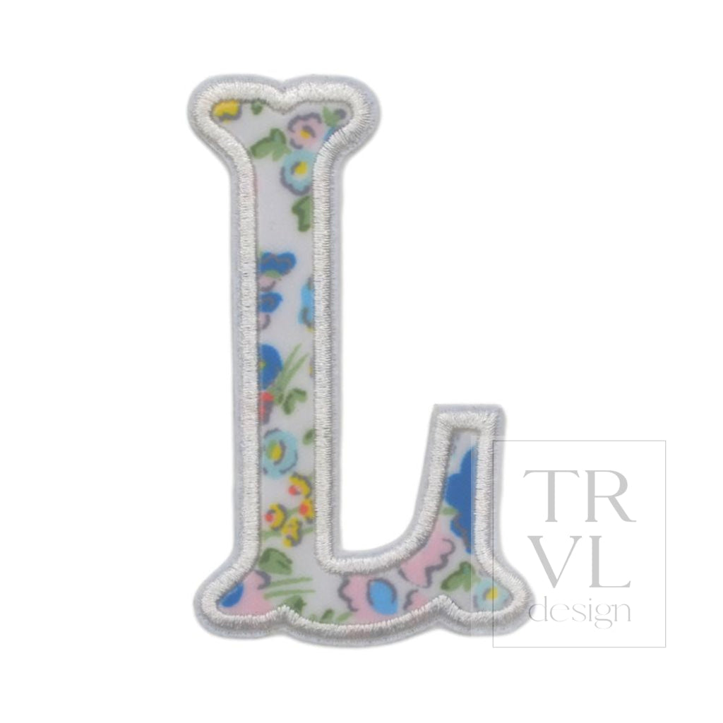 Posies Appliqué Letters *2 Pc Pre-Pack* Letter L