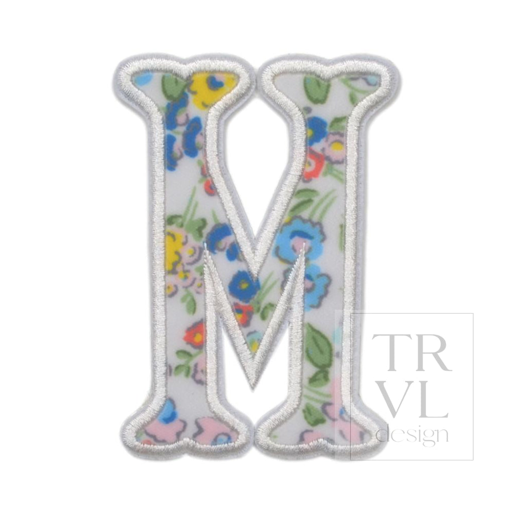 Posies Appliqué Letters *2 Pc Pre-Pack* Letter M