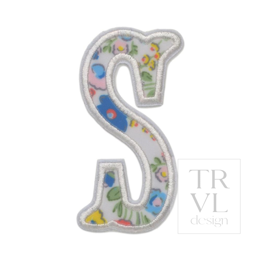 Posies Appliqué Letters *2 Pc Pre-Pack* Letter S