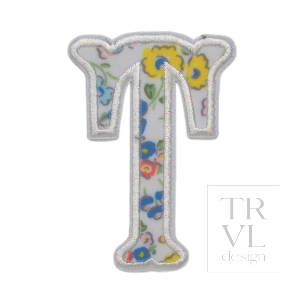Posies Appliqué Letters *2 Pc Pre-Pack* Letter T