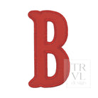LETTER APPLIQUÉS - LARGE RED CANVAS *2 PC PRE-PACK* - Letter B - Decorative Stickers