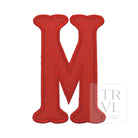 LETTER APPLIQUÉS - LARGE RED CANVAS *2 PC PRE-PACK* - Letter W - Decorative Stickers