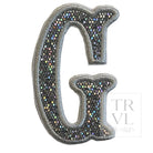 Silver Glitter Appliqué Letters *2 Pc Pre-Pack* Letter G