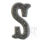 Silver Glitter Appliqué Letters *2 Pc Pre - Pack* Letter S