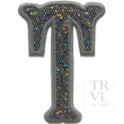 Silver Glitter Appliqué Letters *2 Pc Pre-Pack* Letter T