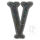 Silver Glitter Appliqué Letters *2 Pc Pre-Pack* Letter V
