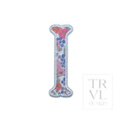 LETTER APPLIQUÉS - SMALL GARDEN FLORAL *2 PC PRE-PACK* - Letter I - Decorative Stickers