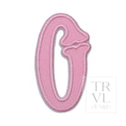 Pink Canvas Appliqué Letters *2 Pc Pre-Pack* Letter O