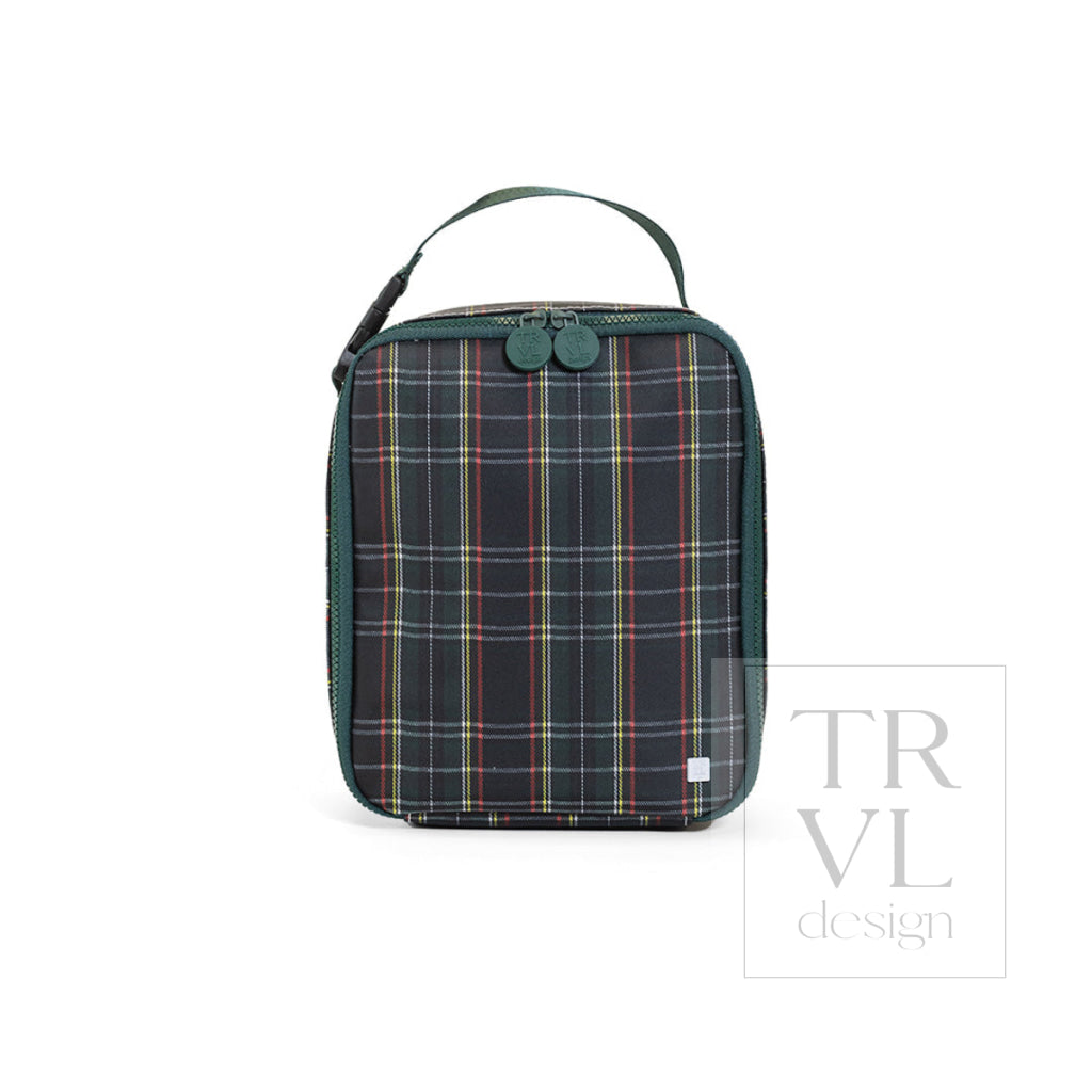 LUNCH BOX Insulated Lunch Bag - CAMBRIDGE PLAID - Lunch Bags
