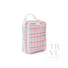 LUNCH BOX Insulated Lunch Bag - CLASSIC PLAID RED - Lunch Bags