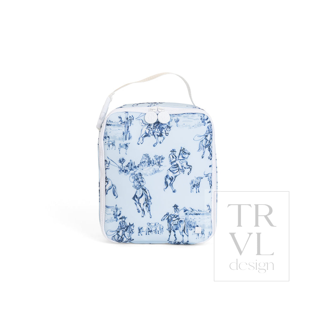 LUNCH BOX Insulated Lunch Bag - COWBOY TOILE - Lunch Bags