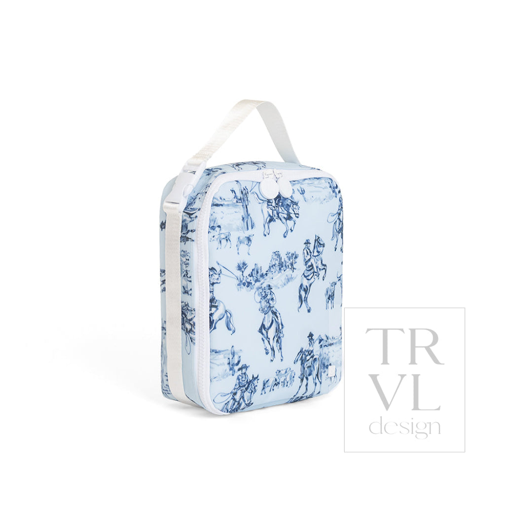 LUNCH BOX Insulated Lunch Bag - COWBOY TOILE - Lunch Bags