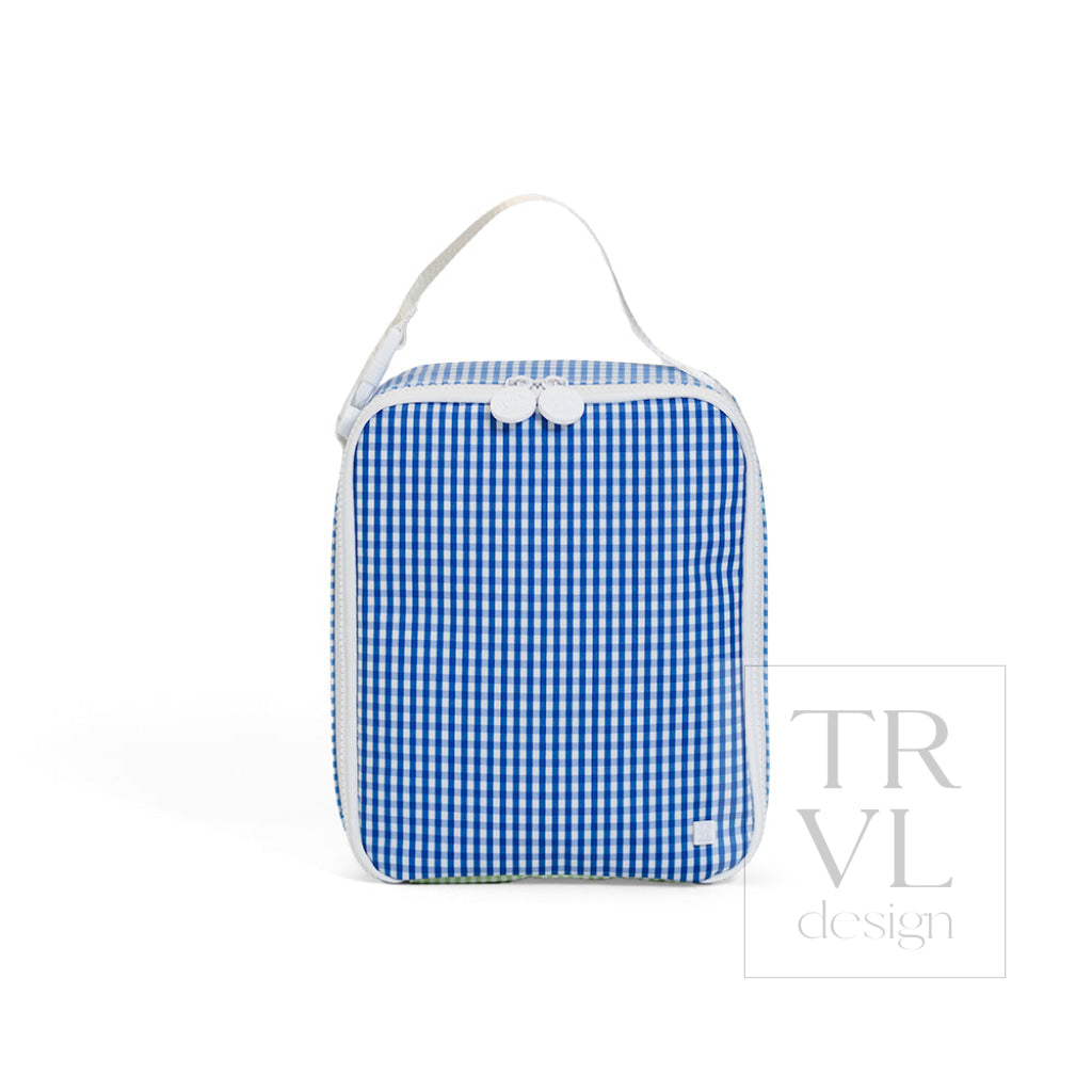 LUNCH BOX Insulated Lunch Bag - PATCH BLUE - Lunch Bags