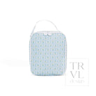 LUNCH BOX Insulated Lunch Bag - PETITE FLEUR BLUE - Lunch Bags