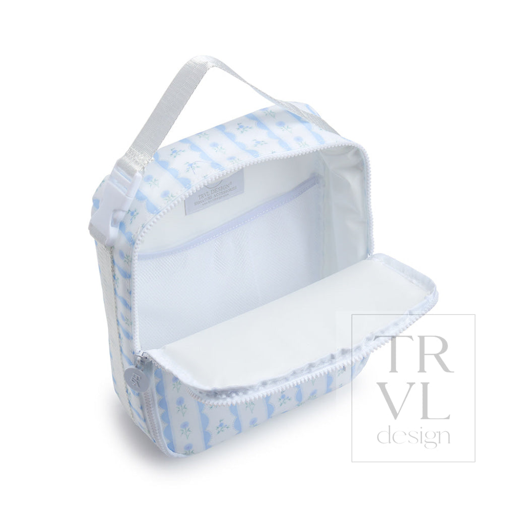 Lunch Box Insulated Lunch Bag - Pimlico Plaid Blue *New Shape! Bags