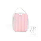 LUNCH BOX Insulated Lunch Bag - PIMLICO STRIPE DUSTY ROSE - Lunch Bags