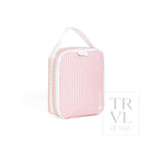 LUNCH BOX Insulated Lunch Bag - PIMLICO STRIPE DUSTY ROSE - Lunch Bags