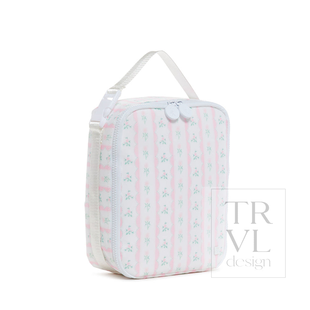 Lunch Box Insulated Lunch Bag - Ribbon Floral Pink Bags