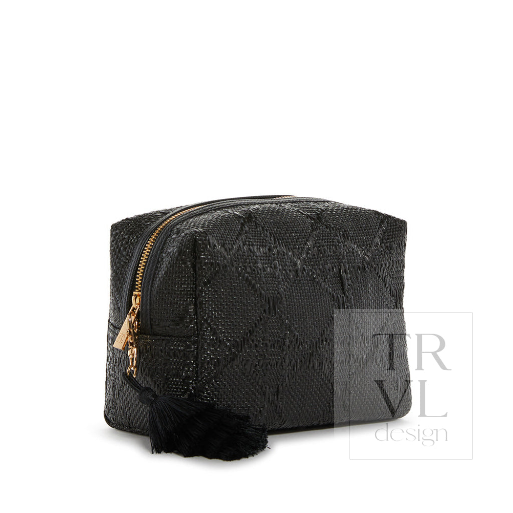 Luxe Bali Straw - Everything Bag Cane Midnight