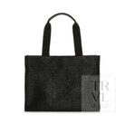 Luxe Bali Straw Tote - Oasis Cane Midnight *On Special Cane Straw